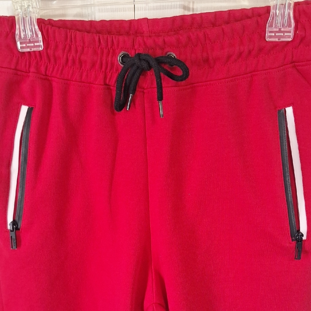 Ethan Williams Red Cotton Drawstring Athletic Sho… - image 3